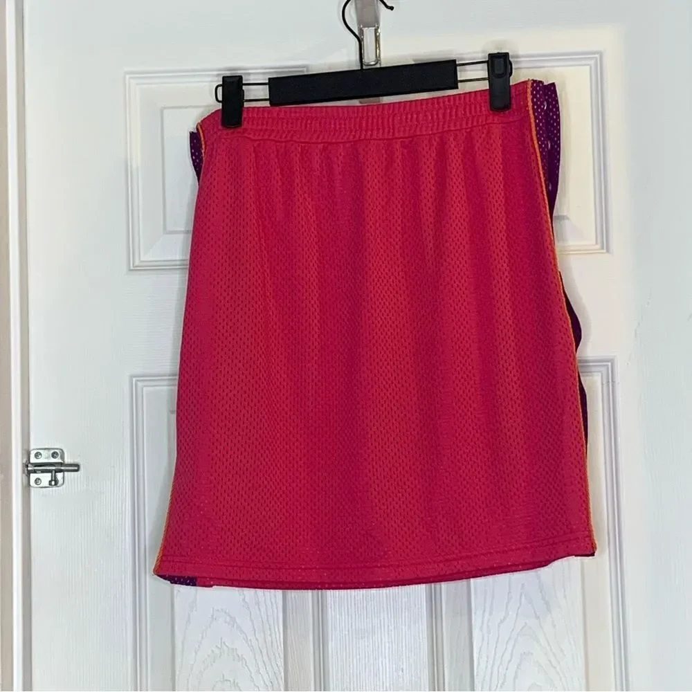 Fila Miriam Tearaway Athletic Mesh Mini Skirt Pink/Purple Women’s Size Medium